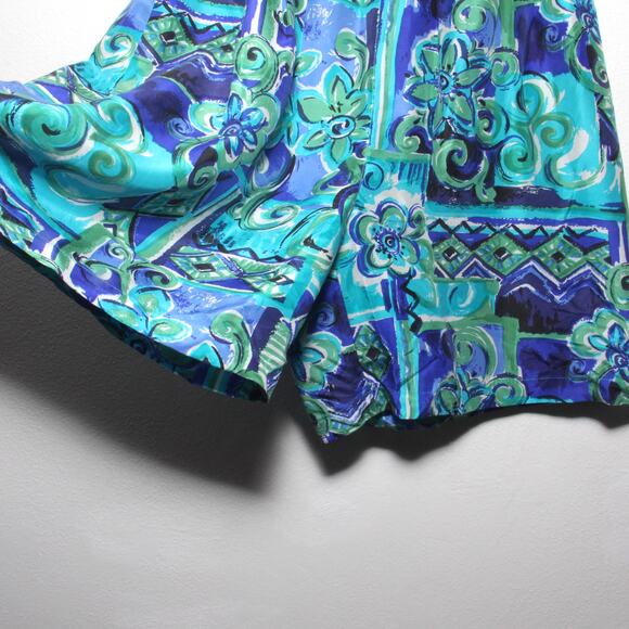 Vintage Options Melrose 100% Silk floral culottes Size M by Options Melrose - Picture 5 of 8